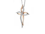 CROCE CON DIAMANTI FEMMINILE